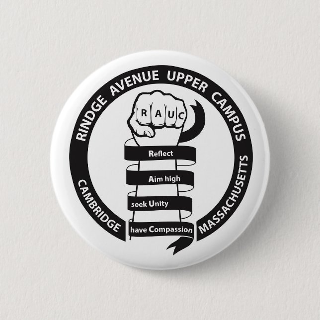 Badge Rond 5 Cm RAUC Logo Button (Devant)