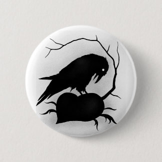 Badge Rond 5 Cm Raven