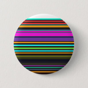 Badge Rond 5 Cm Rayures néon colorées mignonnes