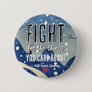 Badge Rond 5 Cm RBG Ruth Bader Ginsburg cite les féministes libéra