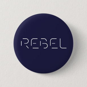 BADGE ROND 5 CM REBEL