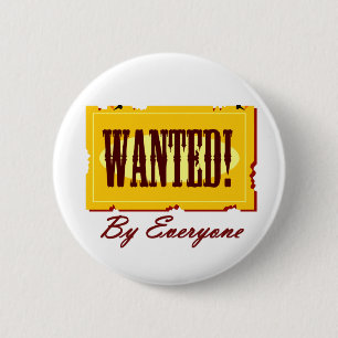 Badge Rond 5 Cm RECHERCHÉ par chacun