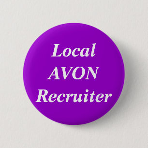 Badge Rond 5 Cm Recruteur local d'AVON rond