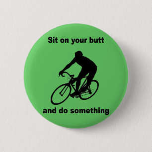 Badge Rond 5 Cm Recyclage drôle