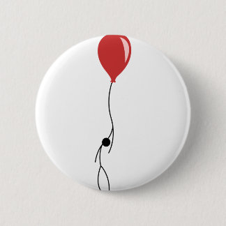 Badge Rond 5 Cm Red balloon