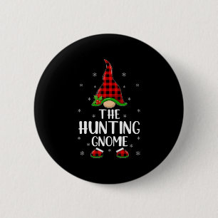 Badge Rond 5 Cm Red Buffalo Plaid Correspondant Le Gnome De Chasse