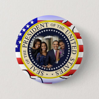 Badge Rond 5 Cm Réélection 2012 du Président Obama