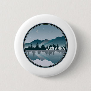 Badge Rond 5 Cm Réflexion du lac Anna Virginia
