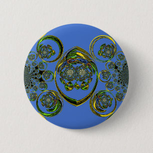 Badge Rond 5 Cm Regardez mes courbes bleues