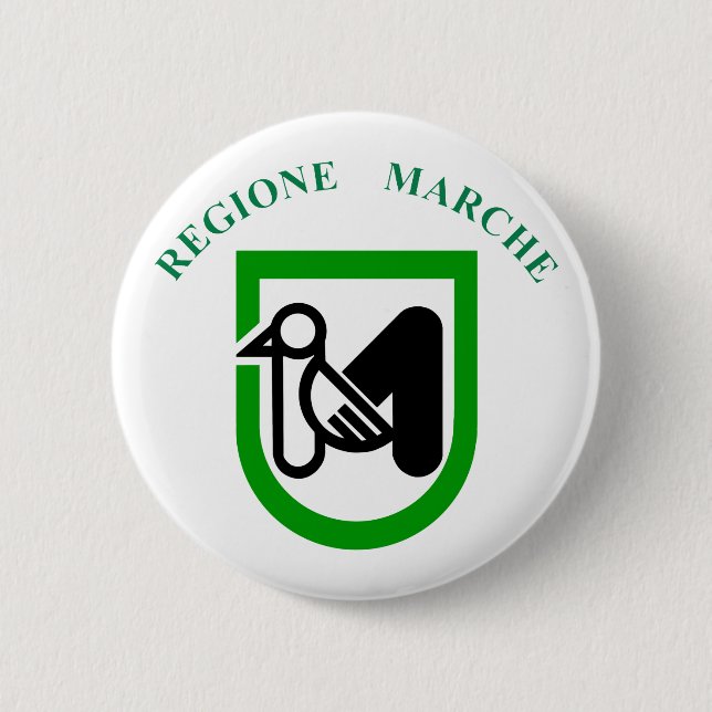 Badge Rond 5 Cm Région des Marches (Devant)