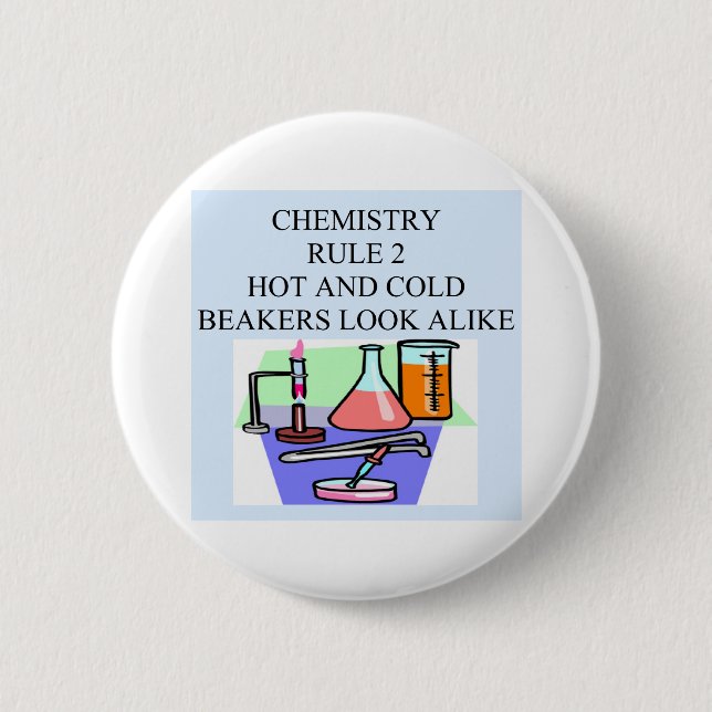 Badge Rond 5 Cm règle 2 de chimie (Devant)