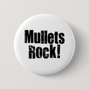 Badge Rond 5 Cm Règle de Mullets