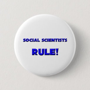 Badge Rond 5 Cm Règle de sociologues !