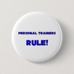 Badge Rond 5 Cm Règle personnelle d'entraîneurs !