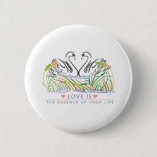 Badge Rond 5 Cm Règles d'amour