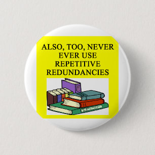 Badge Rond 5 Cm règles drôles pour des auteurs