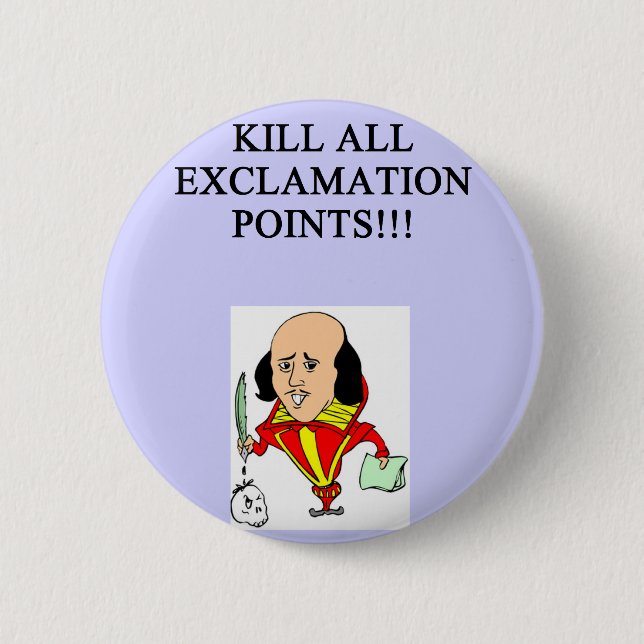 Badge Rond 5 Cm règles drôles pour des auteurs (Devant)