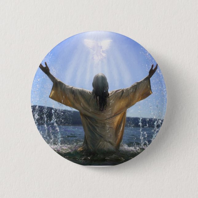 Badge Rond 5 Cm Règnes de Jésus (Devant)