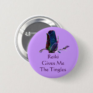 Badge Rond 5 Cm Reiki Me Donne Des Tingles