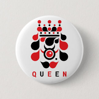 BADGE ROND 5 CM REINE