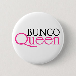 Badge Rond 5 Cm Reine de Bunco