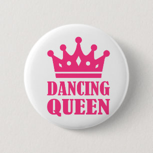 Badge Rond 5 Cm Reine de danse