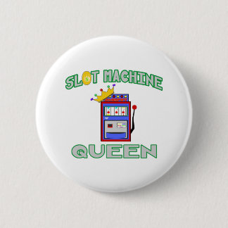 Badge Rond 5 Cm Reine de machine à sous