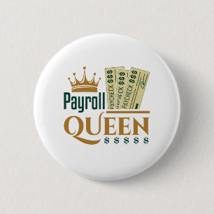 Badge Rond 5 Cm Reine de paie