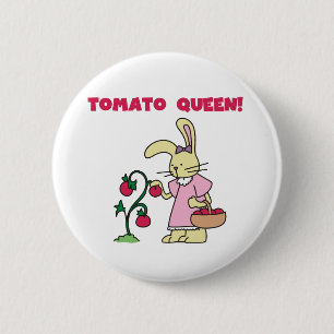 Badge Rond 5 Cm Reine de tomate