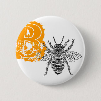 Badge Rond 5 Cm Reine des abeilles