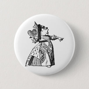 Badge Rond 5 Cm Reine des coeurs