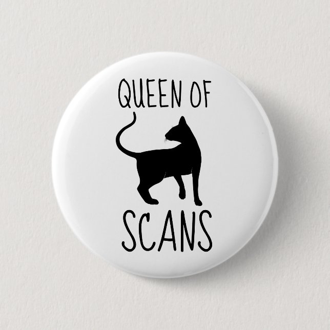 Badge Rond 5 Cm Reine des tomodensitogrammes (Devant)