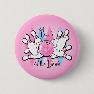 Badge Rond 5 Cm Reine du bouton de ruelles