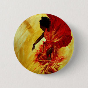 Badge Rond 5 Cm Réjouissez-vous