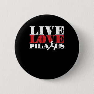 Badge Rond 5 Cm Relaxation de Love Pilates en direct
