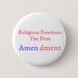 Badge Rond 5 Cm Religieux amen