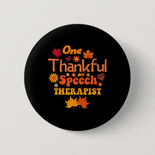 Badge Rond 5 Cm Remerciements Discours Thanksgiving Automne Pour Q