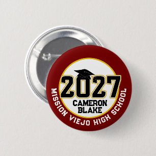 Badge Rond 5 Cm Remise des diplômes de la promotion 2027 de Letter