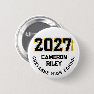 Badge Rond 5 Cm Remise des diplômes de la promotion 2027 de Letter