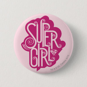 Badge Rond 5 Cm Remous 1 de Supergirl