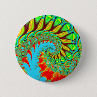 Badge Rond 5 Cm Remous de colorant de cravate