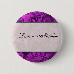 Badge Rond 5 Cm Remous pourpre