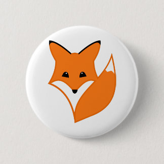 Badge Rond 5 Cm Renard