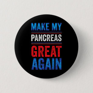 Badge Rond 5 Cm Rendre mes ancêtres plus grands T1d Type 1 Diabéti