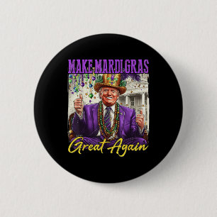 Badge Rond 5 Cm Rendre sa grandeur à Mardi Gras