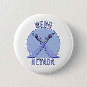 Badge Rond 5 Cm Reno, Nevada