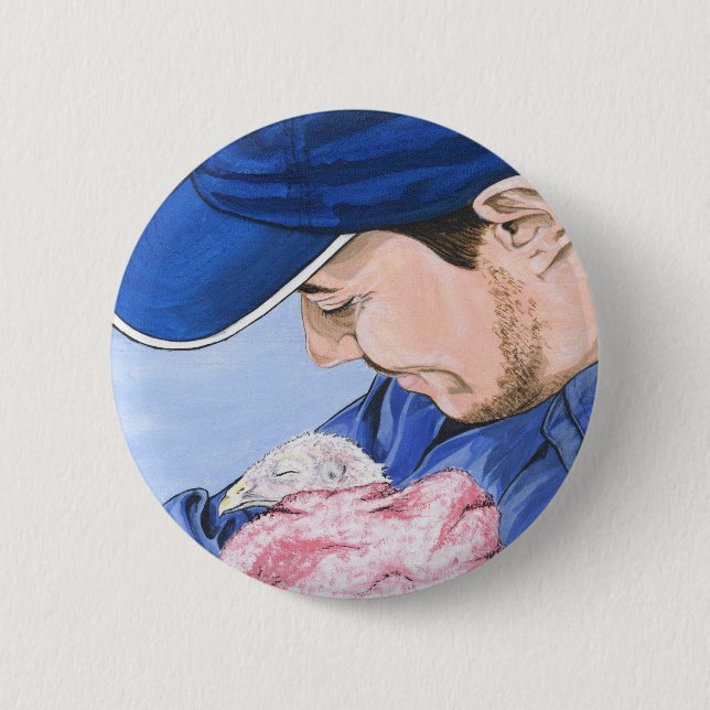 Badge Rond 5 Cm Rentrer à la maison (Devant)