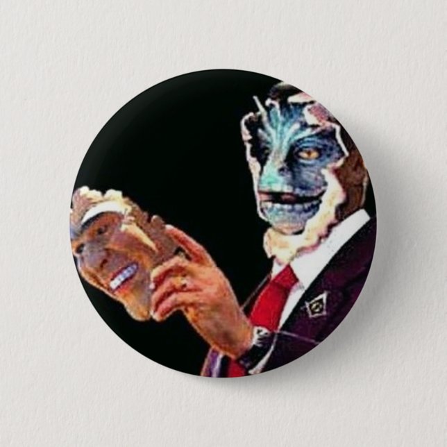 Badge Rond 5 Cm reptile (Devant)