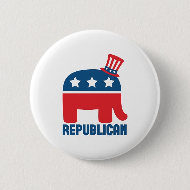 Badge Rond 5 Cm Républicain (Devant)