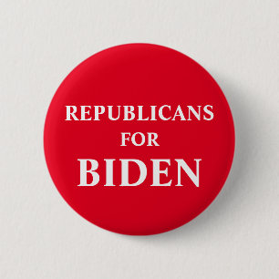 Badge Rond 5 Cm Républicains pour Biden